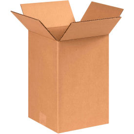 Cardboard Corrugated Boxes, 8"L x 8"W x 11"H, Kraft