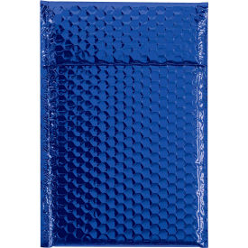 Glamour Bubble Mailers, 7-1/2"W x 11"L, Blue, 72/Pack