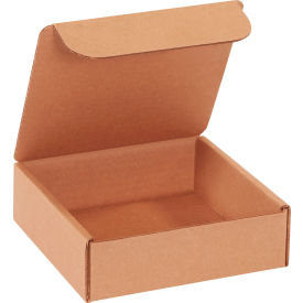 Corrugated Literature Mailers, 6"L x 6"W x 2"H, Kraft