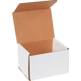 Corrugated Mailers, 6"L x 5"W x 4"H, White