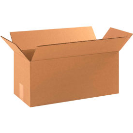 Long Cardboard Corrugated Boxes, 17"L x 8"W x 8"H, Kraft