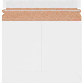 Stayflats Lite Utility Flat Mailers, 9"W x 7"L, White, 200/Pack