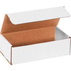 Corrugated Mailers, 10"L x 5"W x 3"H, White