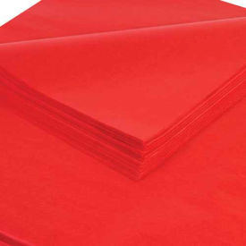 Gift Grade Tissue Paper, 20"W x 30"L, Mandarin Red, 480 Sheets