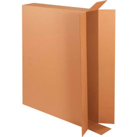 Side Loading Cardboard Corrugated Boxes, 44"L x 6"W x 35"H, Kraft