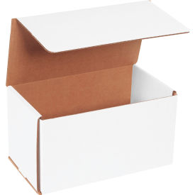 Corrugated Mailers, 9"L x 5"W x 5"H, White