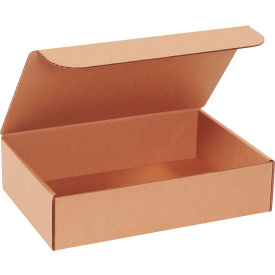 Corrugated Literature Mailers, 12"L x 8"W x 3"H, Kraft