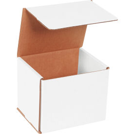 Corrugated Mailers, 6"L x 5"W x 5"H, White