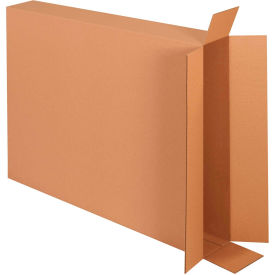 Side Loading Cardboard Corrugated Boxes, 28"L x 5"W x 38"H, Kraft