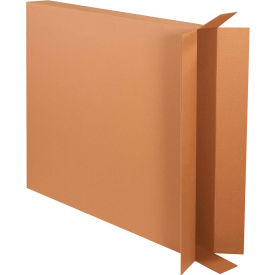 Side Loading Cardboard Corrugated Boxes, 40"L x 5"W x 45"H, Kraft