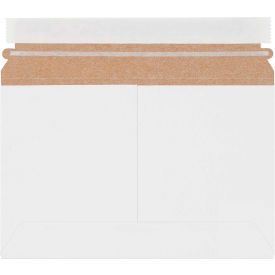 Stayflats Lite® Utility Flat Mailers, 9-1/2"W x 6"L, White, 200/Pack