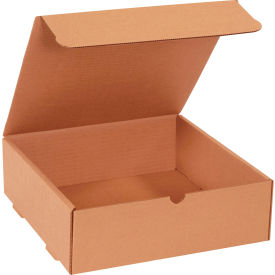 Corrugated Literature Mailers, 11-1/2"L x 11-1/2"W x 3-3/4"H, Kraft