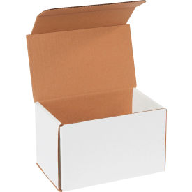 Corrugated Mailers, 8"L x 5"W x 5"H, White