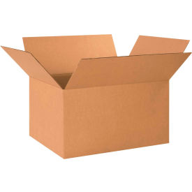 Cardboard Corrugated Boxes, 24"L x 17"W x 12"H, Kraft