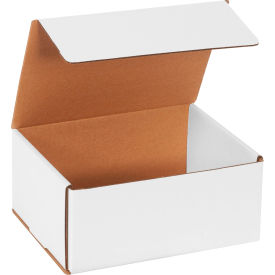 Corrugated Mailers, 9"L x 7"W x 4"H, White