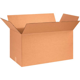 Cardboard Corrugated Boxes, 28"L x 14"W x 14"H, Kraft