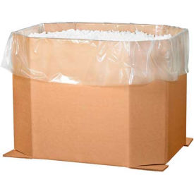 Octagon Bulk Bin Bottom Cargo Containers, 46"L x 38"W x 36"H, Kraft