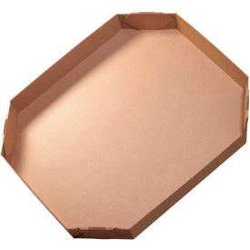 Octagon Bulk Bin Lids, 46"L x 38"W x 6"H, Kraft