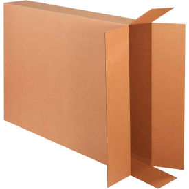 Side Loading Cardboard Corrugated Boxes, 40"L x 8"W x 50"H, Kraft