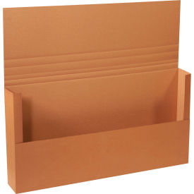 Corrugated Jumbo Easy-Fold Mailers, 48"L x 24"W x 6"H, Kraft