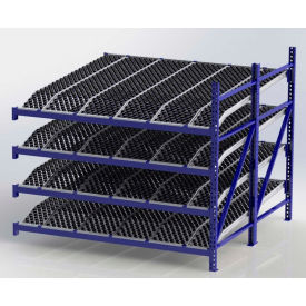 Gravity Rack Knuckled Span-Track Wheel bed Add-On 96"W x 96"D x 84"H W/4 Levels