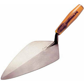 Wide London Pattern Brick Trowel with Plastic Handle, 10-1/2"