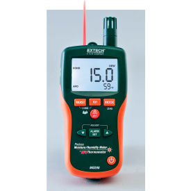 Pinless Moisture Psychrometer & IR, Replacement Sensor Tips, Case, NIST Cert.