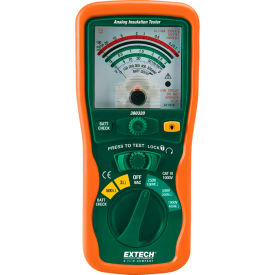Analog Insulation Tester, Green/Orange, 0 to 600V