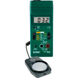 Foot Candle/Lux Light Meter, Battery, 1.2"W, NIST Certified