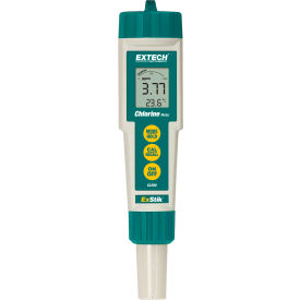 ExStik Chlorine Meter, Submersed In Sample Cup with ExTab Reagent Tablets