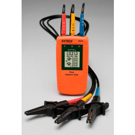 Phase Sequence Tester, Voltage Range: 40-60 V, Width: 2.7"