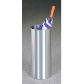 Cylinder Style Satin Aluminum Umbrella Stand for Full Size Umbrellas
