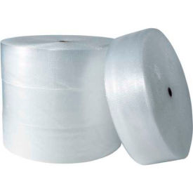 Non Perforated Air Bubble Roll, 48"W x 750'L x 3/16" Bubble, Clear, 1 Roll