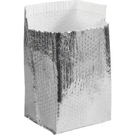 Cool Shield Insulated Box Liners, 8"L x 8"W x 8"D, Silver, 25/Pack
