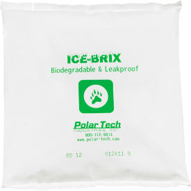 Cold Packs, 12 Oz., 6"L x 6"W x 1"H, White & Green, 48/Pack