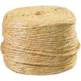 Sisal Twine, 3 Ply, 970'L, 460 Lbs. Tensile Strength, Natural