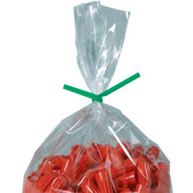 Paper Twist Ties, 10"L x 5/32"W, Green, 2000/Pack