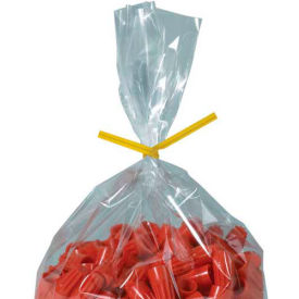 Paper Twist Ties, 12"L x 5/32"W, Yellow, 2000/Pack