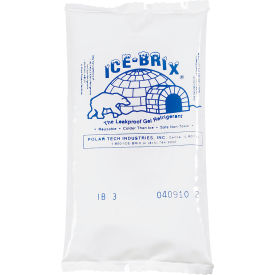 Cold Packs, 3 Oz., 5"L x 2-3/4"W x 2-3/4"H, White/Blue, 96/Pack