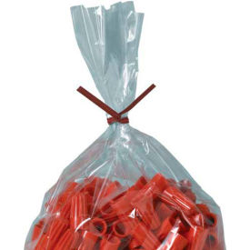 Paper Twist Ties, 8"L x 5/32"W, Red, 2000/Pack
