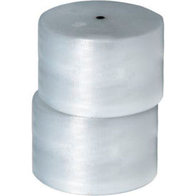 Non Perforated Air Bubble Roll, 24"W x 375'L x 5/16" Bubble, Clear, 2/Pack
