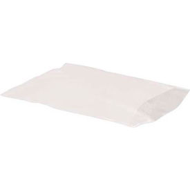 Flat Poly Bags, 8"W x 10"L, 2 Mil, White, 1000/Pack