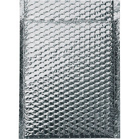 Cool Shield Thermal Bubble Mailers, 8"W x 11"L, Silver, 100/Pack