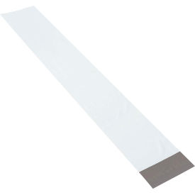 Long Poly Mailers, 6"W x 39"L, 4 Mil, White, 100/Pack