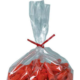 Plastic Twist Ties, 10"L x 5/32"W, Red, 2000/Pack