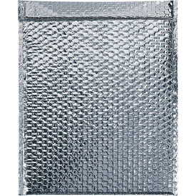 Cool Shield Thermal Bubble Mailers, 18"W x 22"L, Silver, 50/Pack