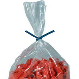 Paper Twist Ties, 5"L x 5/32"W, Blue, 2000/Pack