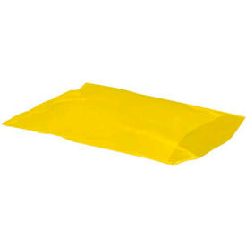 Flat Poly Bags, 6"W x 9"L, 2 Mil Thickness, Yellow, 1000 Bags/Pack