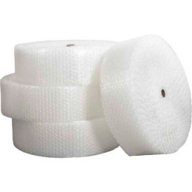 HD Non Perforated Bubble Roll, 24"W x 250'L x 1/2" Bubble, Clear, 4/Pk