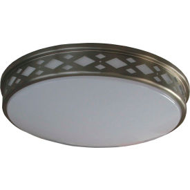 LED Diamond Ceiling Lattice, 14W, 4000 CCT, 1200 Lumen, 82 CRI, Nickel